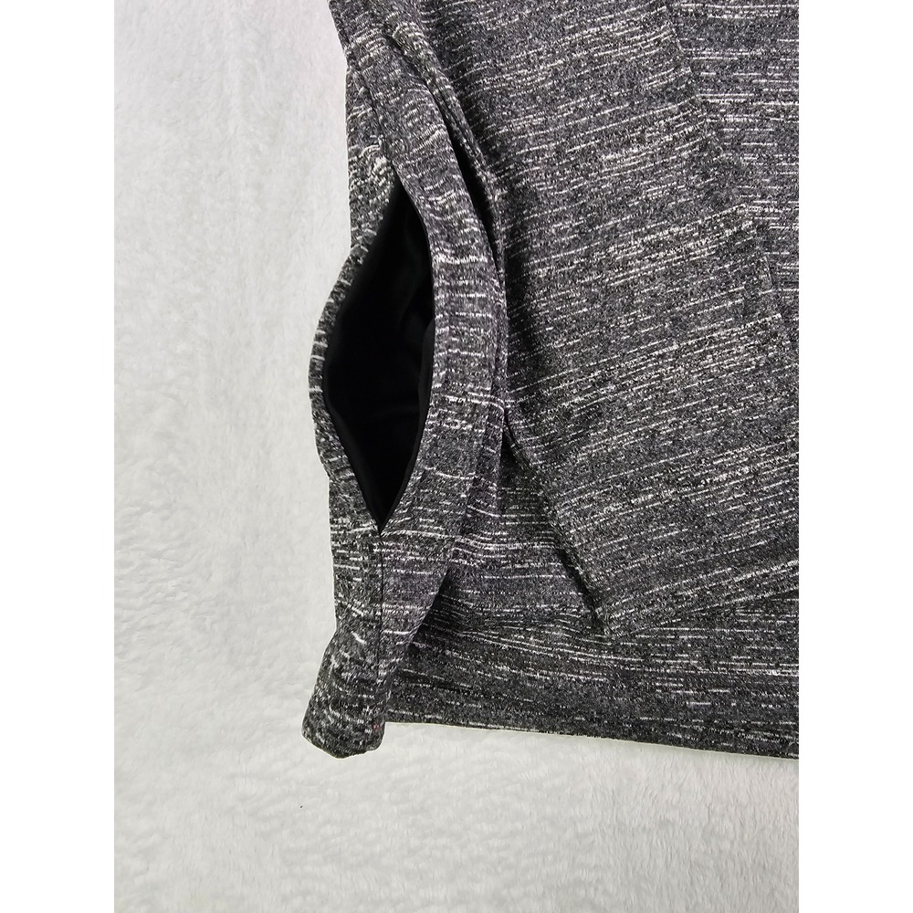 Team Apparel New Orleans Saints Heather Grey 1/4 Zip Pullover Sweatshirt Men 2Xl - Picture 5 of 14